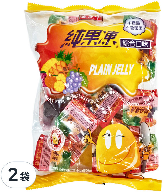 盛香珍 純果凍, 500g, 2袋