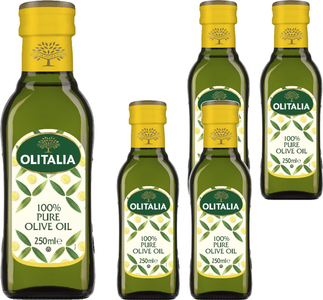 OLITALIA 奧利塔 純橄欖油, 250ml, 5瓶