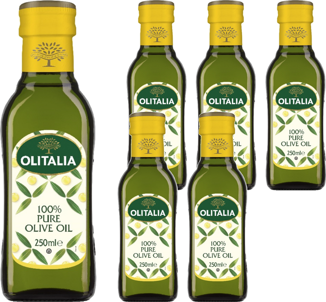 OLITALIA 奧利塔 純橄欖油, 250ml, 6瓶