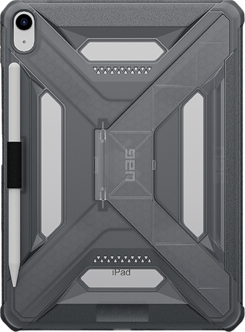 UAG iPad 11(第11代)/10.9吋(第10代) 耐衝擊支架極簡保護殼 灰色 1個