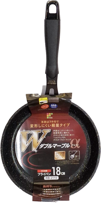 FREIZ 和平 大理石阿爾法電磁煎鍋 適用IH爐 RB-2110, 18cm, 1個