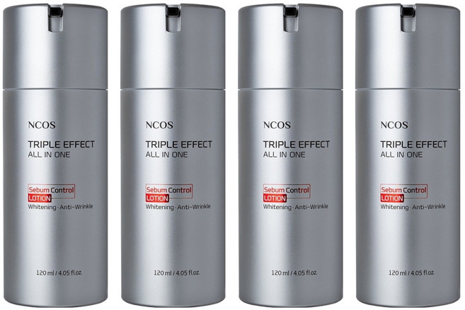 N COS 三重效果多效合一乳液, 4個, 120ml