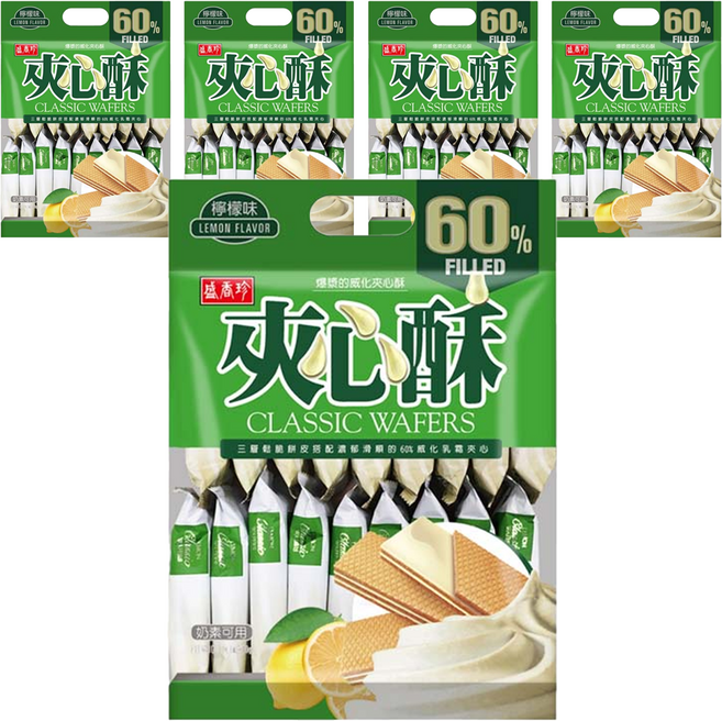 盛香珍 夾心酥, 400g, 5袋