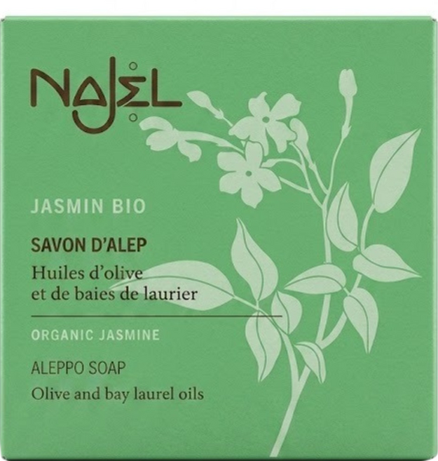 敘利亞NAJEL 娜爵 台灣公司貨 阿勒坡手工古皂 茉莉花香, 100g, 1盒