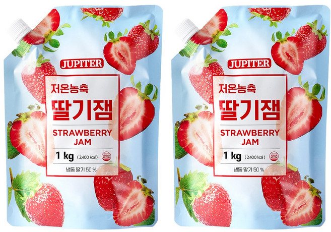 RAMIE F&B 低溫濃縮草莓果醬, 1kg, 2個