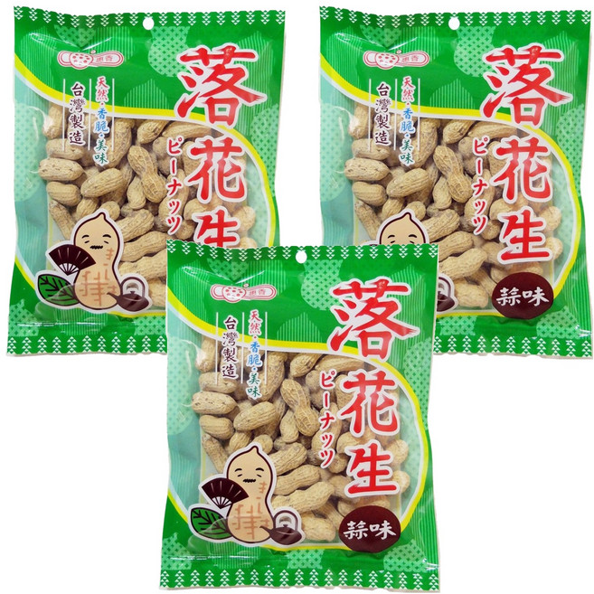惠香 蒜味花生, 120g, 3包