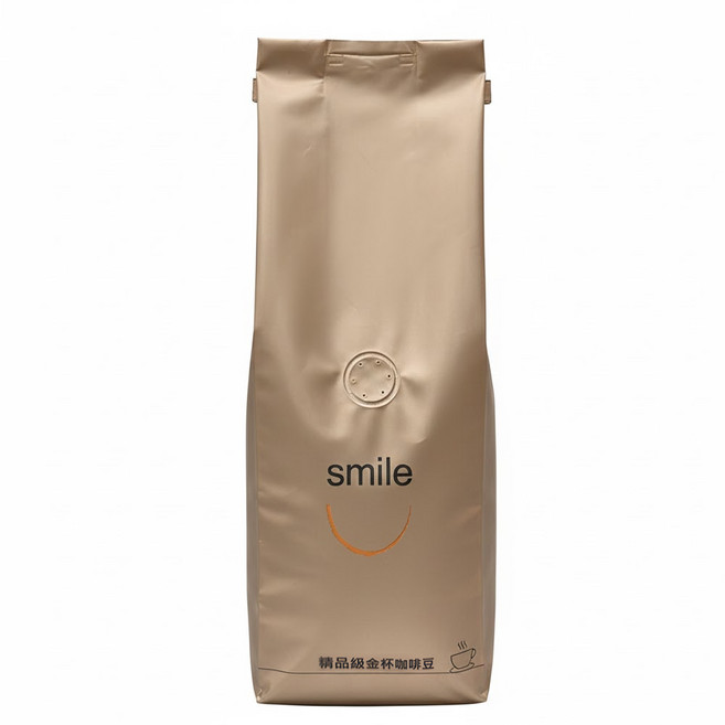smile coffee 微笑咖啡 精品級金杯咖啡豆 秋夜, 咖啡豆(無研磨), 450g, 1包
