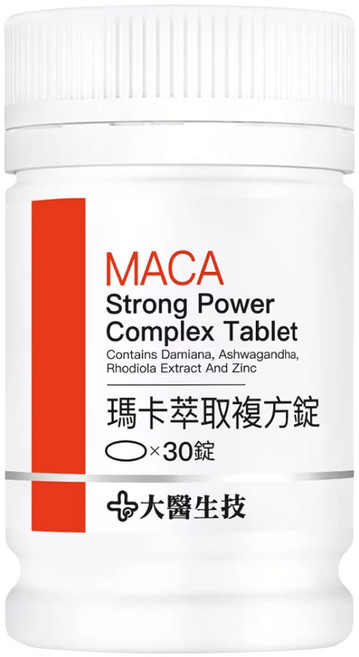 大醫生技 瑪卡萃取複方錠, 30錠, 1罐