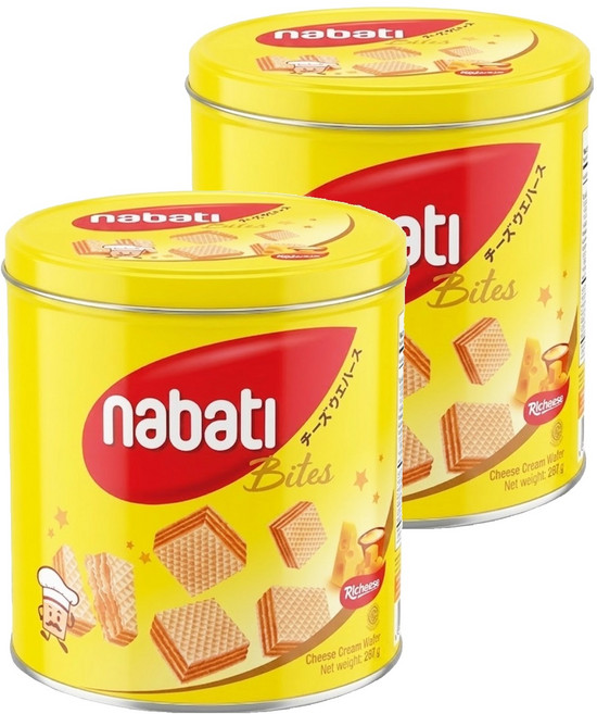 Richeese 麗芝士 nabati 起司威化餅, 287g, 2罐