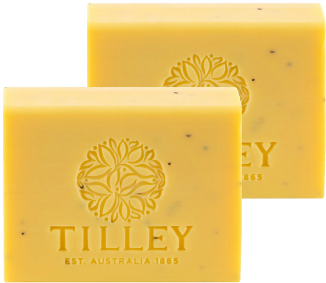 TILLEY 緹莉 經典香皂 罌粟花與百香果, 100g, 2個