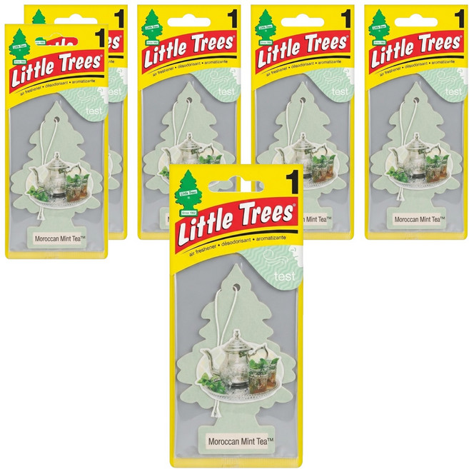 Little Trees 小樹香片 香氛卡, 薄荷茶, 7g, 6片