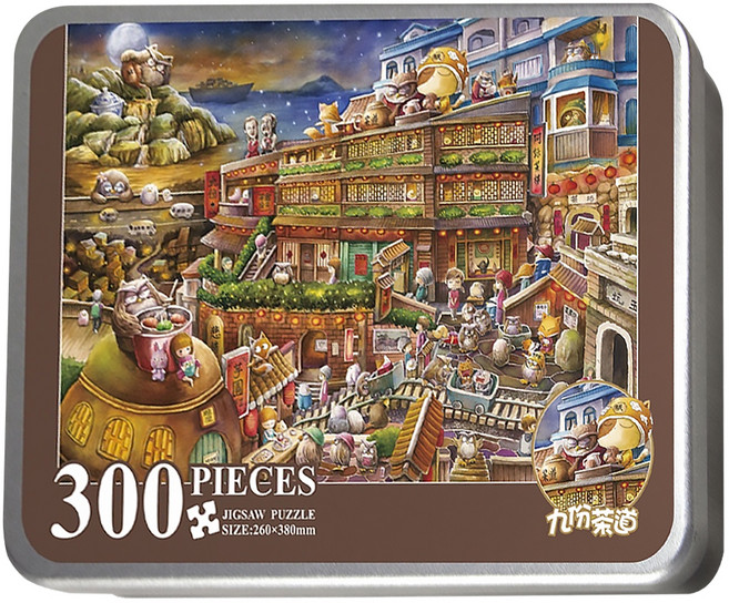 TAIWANG 台旺文創 拼圖 380 x 260cm, 九份茶道, 300片, 1盒