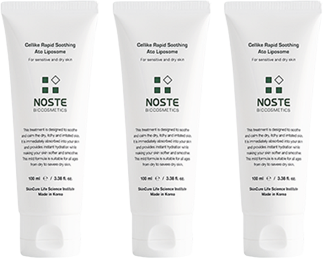 NOSTE Celllike舒緩敏感肌保濕身體乳, 100ml, 3個