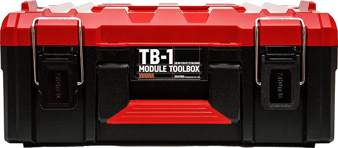 SHUTER 樹德 TB-1 職人旗艦重載工具箱 紅色 + 黑色 30L 耐重100kg, 1個