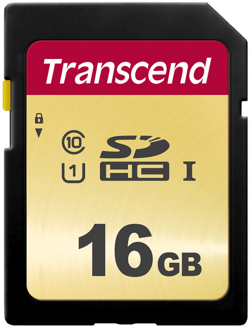 Transcend 創見 SD卡 MLC 記憶卡 TS16GSDC500S, 16GB