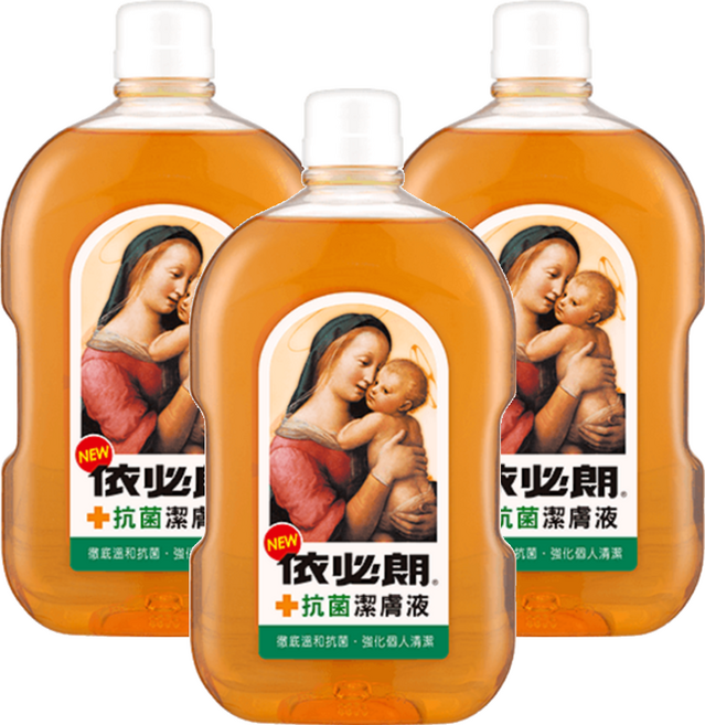 依必朗 抗菌潔膚液, 1L, 3瓶