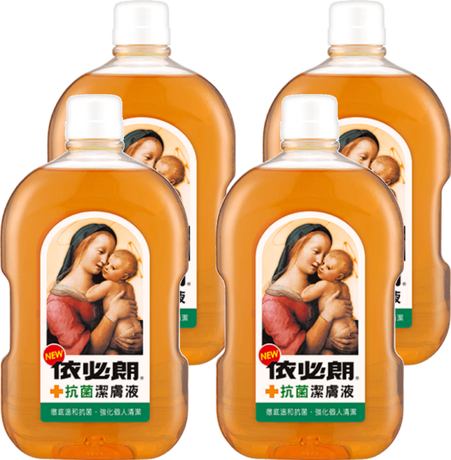 依必朗 抗菌潔膚液, 1L, 4瓶