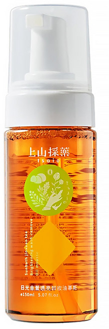 tsaio 上山採藥 日光金萱透亮卸妝油慕斯, 150ml, 1瓶