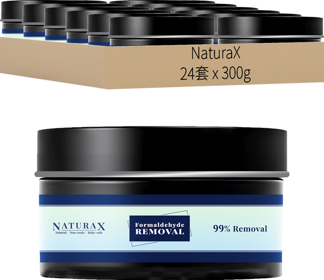 NATURAX 淨立方 自然植萃除甲醛消臭凝膠3件組, 300g, 24套