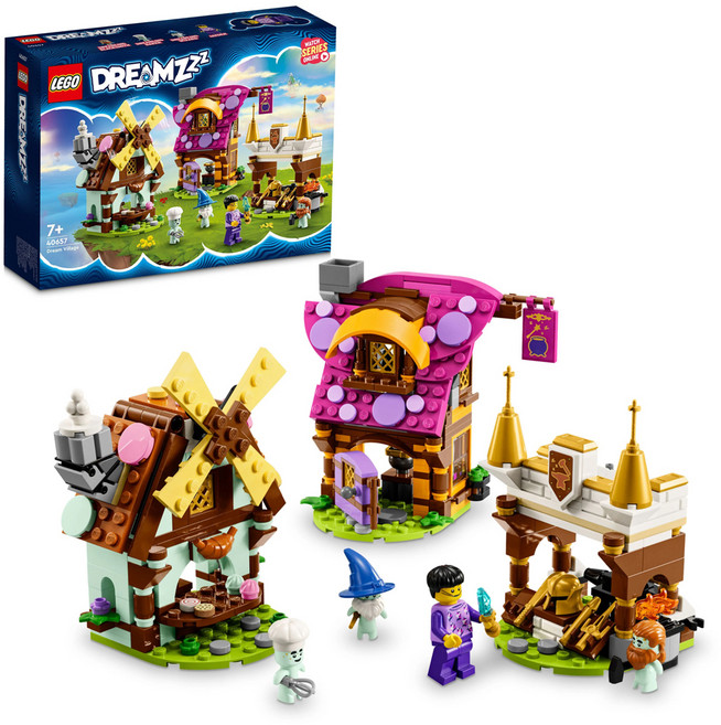 LEGO DREAMZzz 40657 夢之村積木玩具 (434片) 夢幻村莊場景 益智拼裝玩具, 1盒, 多色