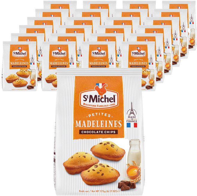 St Michel 巧克力碎片瑪德蓮, 175g, 25個