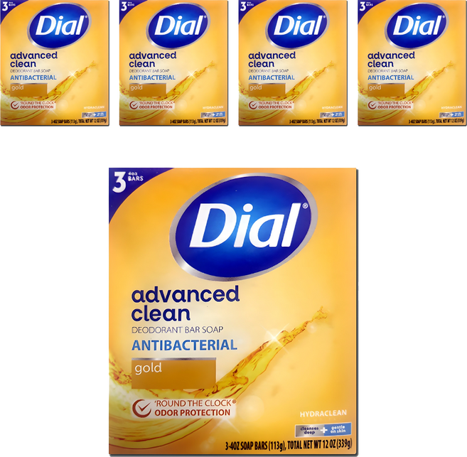 Dial 黃金潔顏皂, 113g, 15個