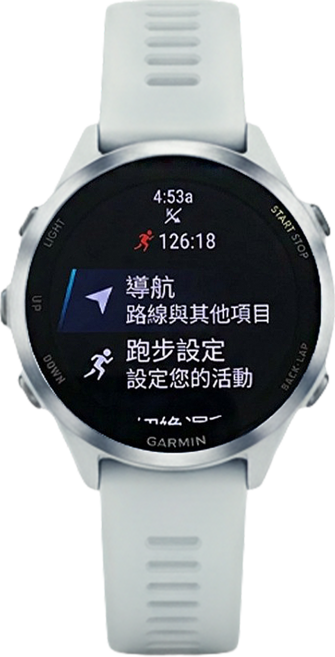 GARMIN FORERUNNER 570 GPS智慧心率進階跑錶 42mm, 炫冰藍, 1.2吋, GPS + 藍牙