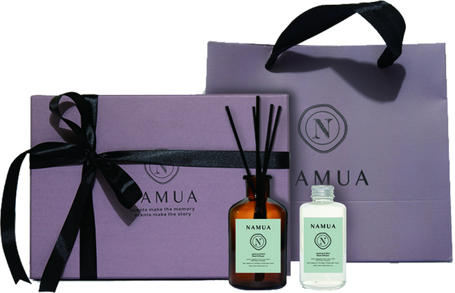 NAMUA 那木瓦 頂級精油擴香禮盒組, 茉莉&薄荷, 1組