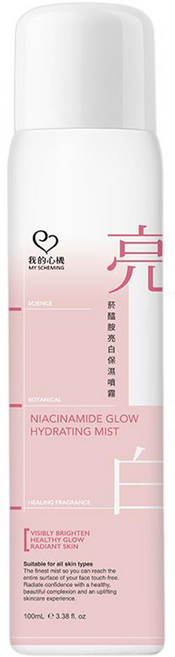 MY SCHEMING 我的心機 菸醯胺亮白保濕噴霧, 100ml, 1件