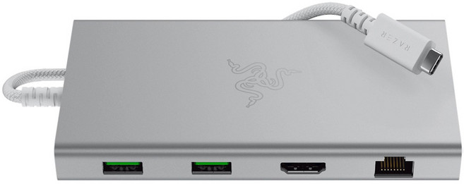 RAZER 雷蛇 USB C Dock 11-in-1 Multiport Adapter 擴充塢, 銀色, 1個
