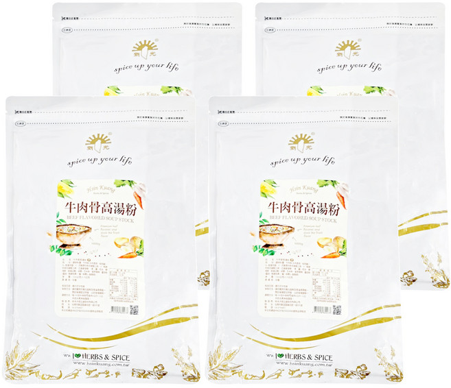 新光洋菜 牛肉骨高湯粉, 1kg, 4包