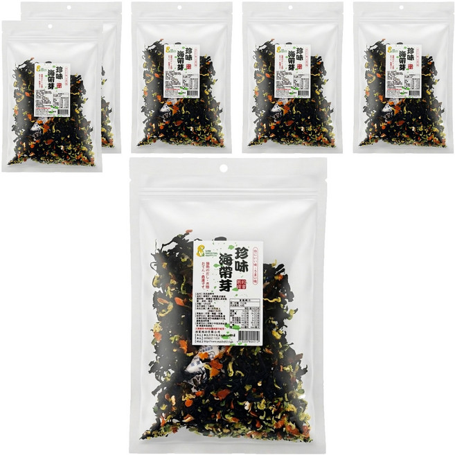超賀 珍味海帶芽, 100g, 6包