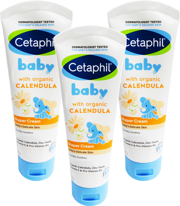 Cetaphil 舒特膚 Baby 舒緩護膚膏 屁屁膏, 70g, 3條