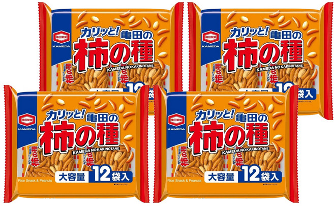 龜田製菓 柿種米果, 360g, 4袋