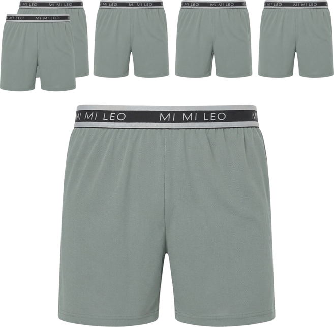 MI MI LEO 彈力織帶竹炭內褲 6件組