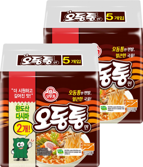 OTOKI 不倒翁 2片海帶海鮮風味烏龍麵, 120g, 10個