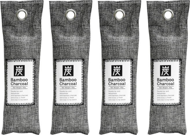 KOKUBO 小久保 備長炭除濕劑 日本製, 60g, 4個