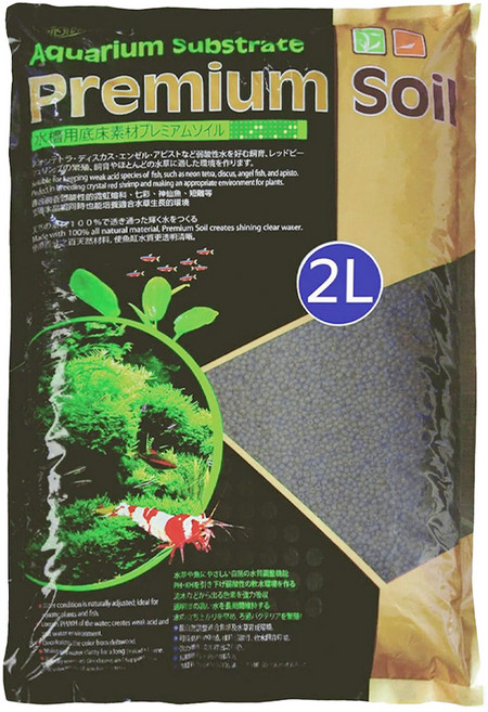 ISTA 伊士達 優質日本黑土 Aquarium substrate Premium Soil, 2L, 1袋