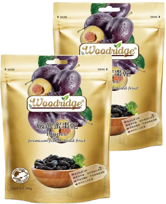 Woodridge 森之果物 嚴選蜜棗乾, 200g, 2包