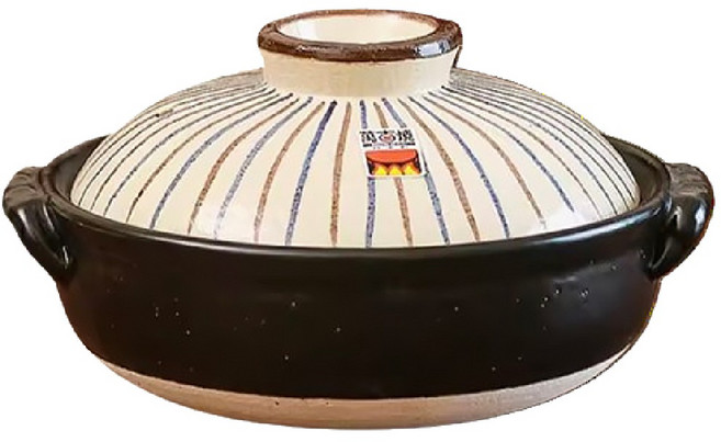吳須十草系列 日本製 6號 900ml 砂鍋 煲湯鍋 17.9cm 米色 1個