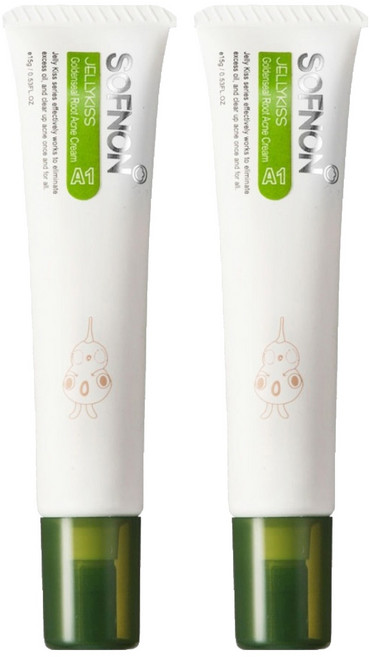 SOFNON 詩芙儂 黃蓮根調理抗痘 A1膏霜, 15g, 2條