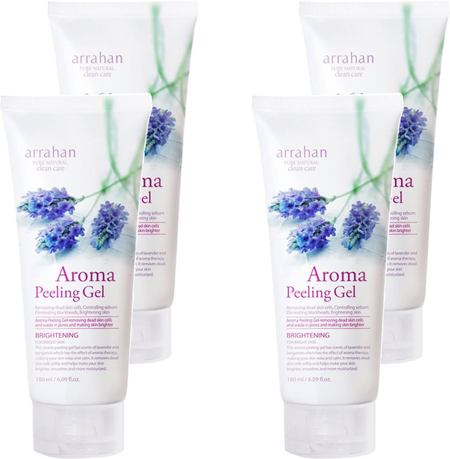 arrahan 秀 薰衣草溫和潔淨角質凝膠, 180ml, 4條