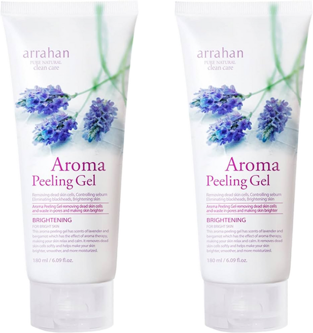 arrahan 秀 薰衣草溫和潔淨角質凝膠, 180ml, 2條
