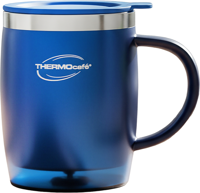THERMOcafe 凱菲 不銹鋼隔溫杯, 海洋藍, 350ml, 1個
