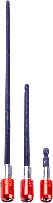 HORUSDY 快脫接桿六角柄 磁性1/4吋 60 + 150 + 300mm 3件組, 1組