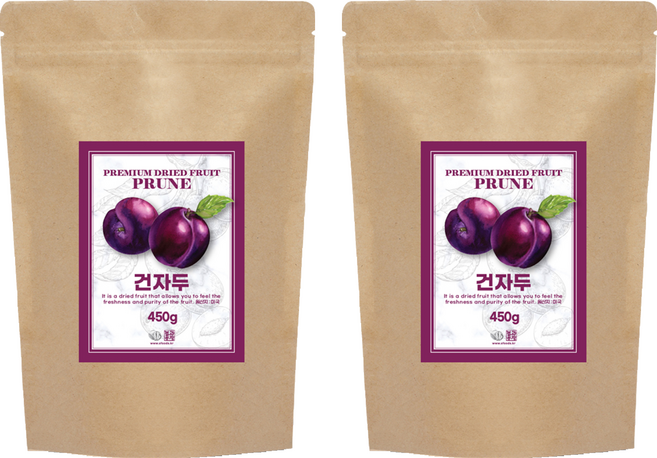 Nuts Factory 西梅乾, 450g, 2個