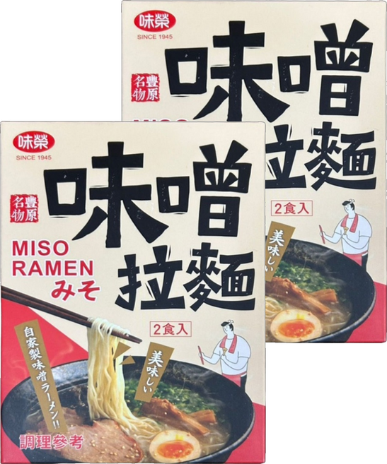 味榮 豐原名物 味噌拉麵 134.8g, 4包