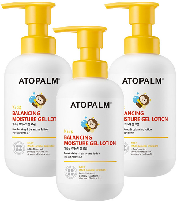 ATOPALM 愛多康 平衡保濕凝膠乳液, 300ml, 3瓶