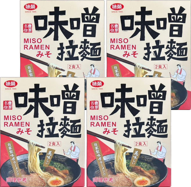 味榮 豐原名物 味噌拉麵 134.8g, 8包