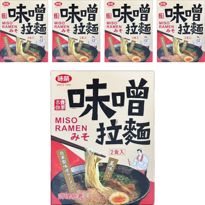 味榮 豐原名物 味噌拉麵 134.8g, 10包